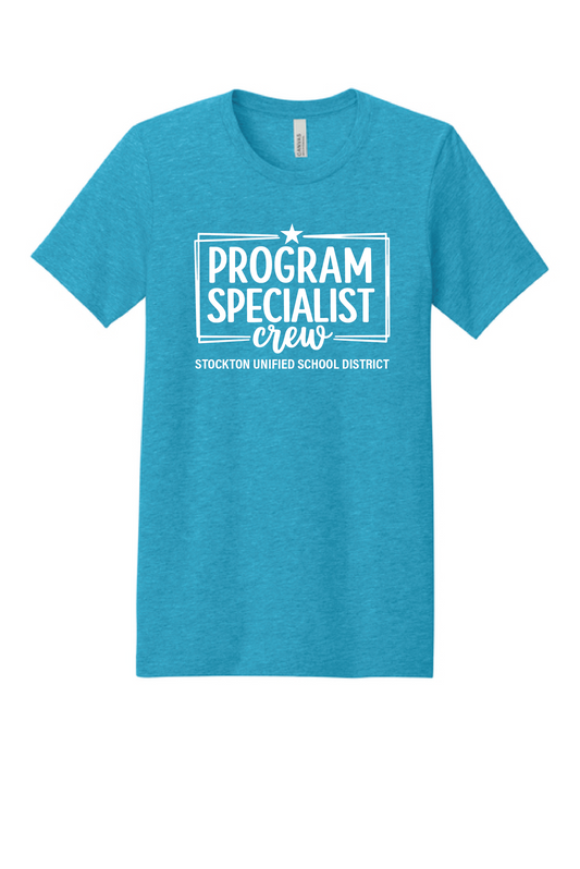 PS CREW :BELLA+CANVAS® Unisex Heather CVC Short Sleeve Tee