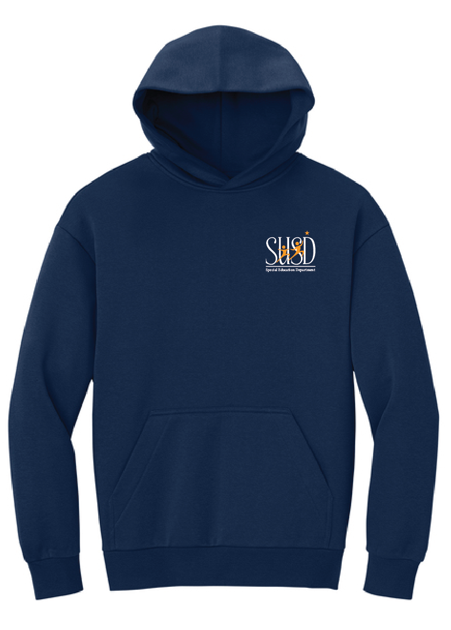 SUSD District® V.I.T.™ Fleece Hoodie Special Ed Dept Left chest
