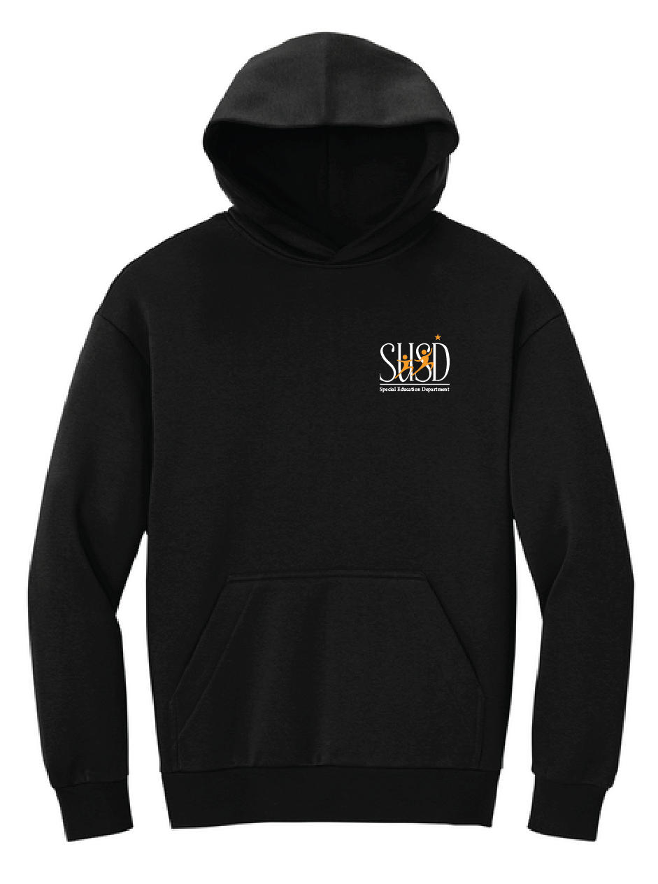 SUSD District® V.I.T.™ Fleece Hoodie Special Ed Dept Left chest
