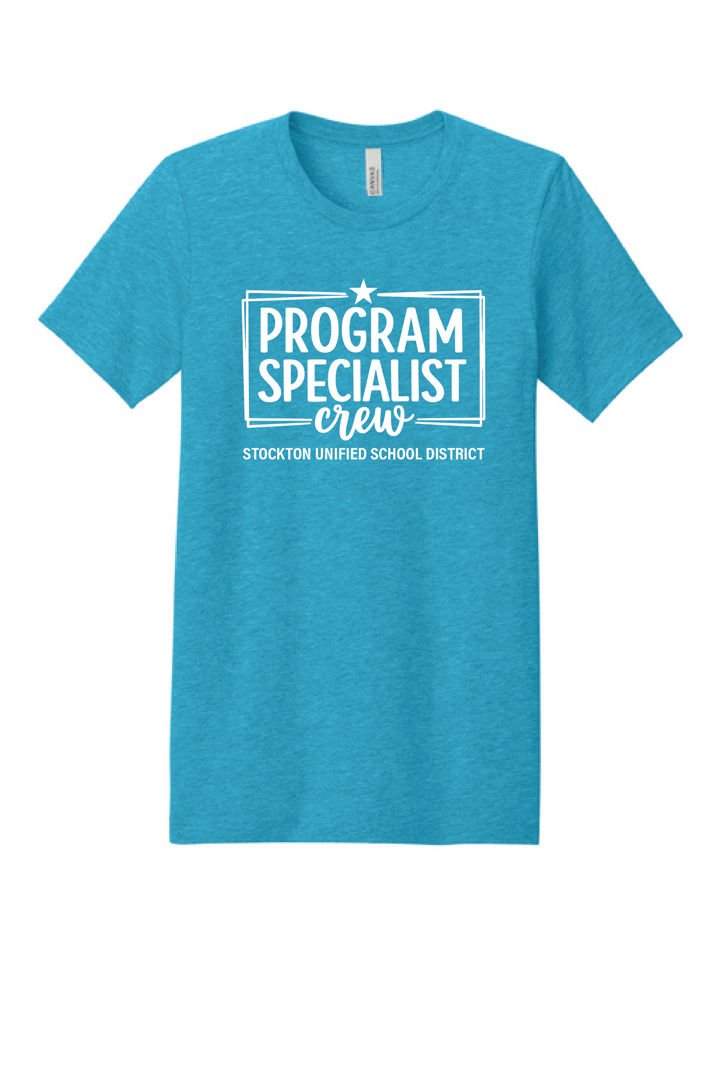 PS CREW :BELLA+CANVAS® Unisex Heather CVC Short Sleeve Tee