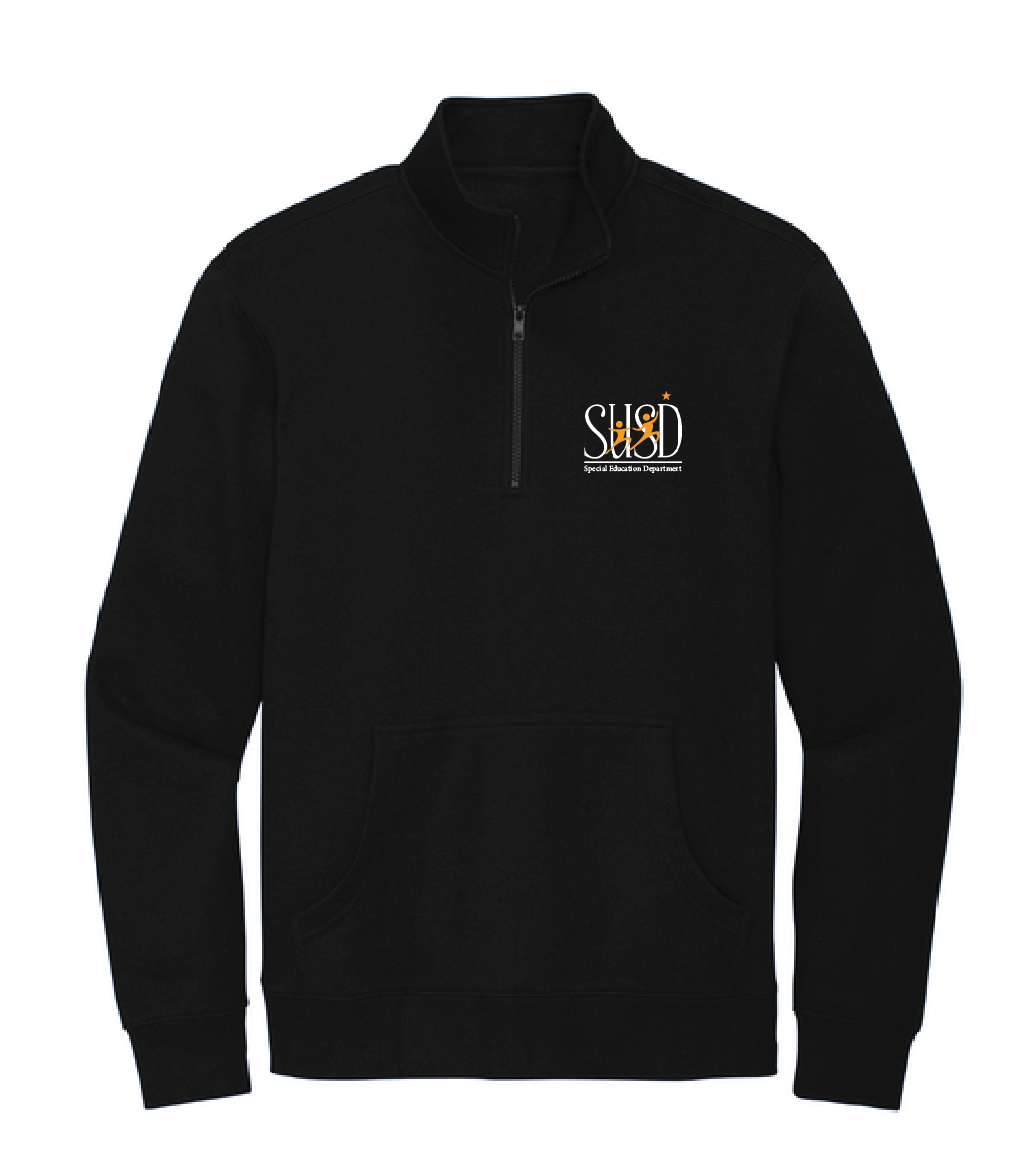 SUSD District® V.I.T.™ Fleece 1/4-Zip with front Pocket