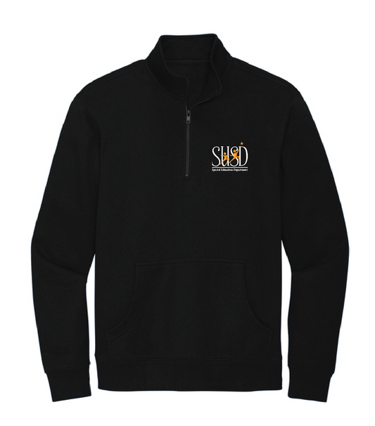SUSD District® V.I.T.™ Fleece 1/4-Zip with front Pocket