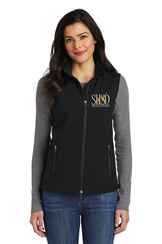 SUSD Port Authority® Women's Core Soft Shell Vest: Special Ed Dept